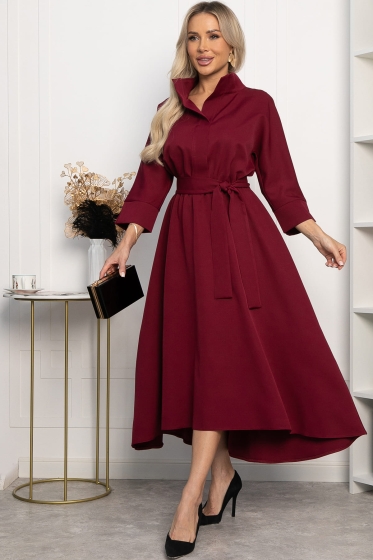 Платье Лорита (бордовое) П14299-16М