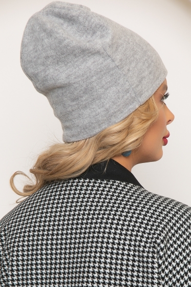 Шапка-шестиклинка (светло-серая) ШШ4