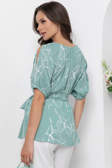 Блуза "Мария" (мята) Б6055