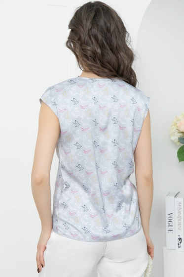 Блуза "Клио" (серая) Б5538