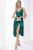 Платье комбинация на запахе (малахит) П8077 Платье комбинация на запахе (малахит) П8077