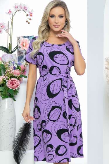 Платье "Бренди" (лаванда) П5541