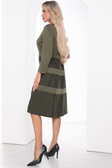 Платье "Земфира" (хаки) П8301