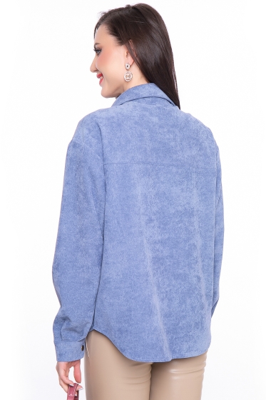 Рубашка "Будь в тренде" (джинс) Б3160
