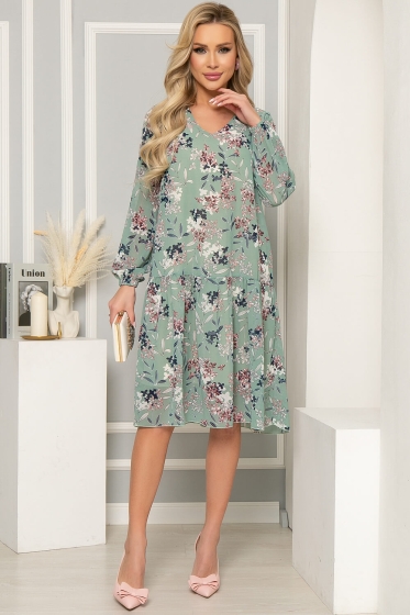 Платье "Клара" (олива) П4933