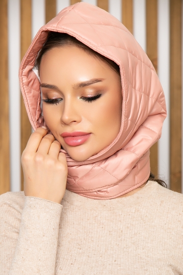 Косынка стёганая (пыльная роза) КС5