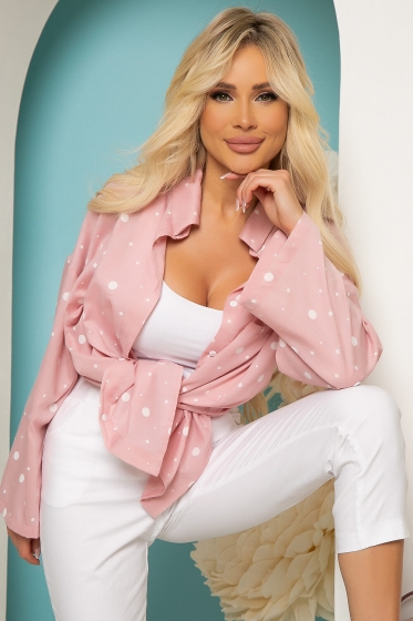 Рубашка "Бриана" (пудра) Б3864