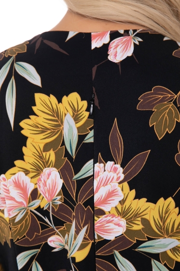 Платье "Тильда" (черное) П8417