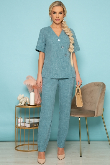 Костюм "Нюансы стиля" (голубой) К3827