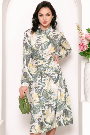 Платье "Невозможно устоять" (цветы) П4989