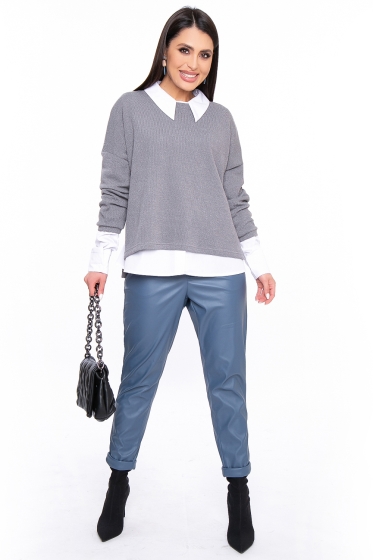 Джемпер "Викки" (серебро) Б2830