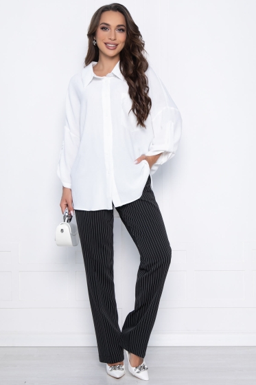 Брюки Деловой взгляд (черные) Б10743