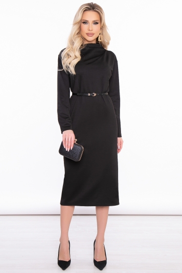 Платье "Мир у твоих ног!" (блэк) П3007