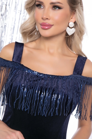 Платье "Соблазн" (блю) П7857