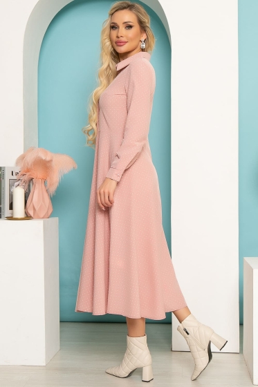 Платье "Идеалистка" (пыльная роза) П4029