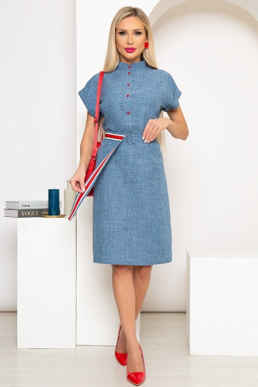 Платье "Бон Вояж" (джинс) П3934