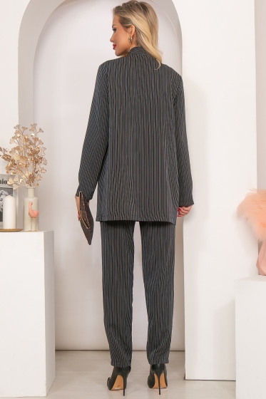 Костюм "Дениза" (черный в полоску) К4069