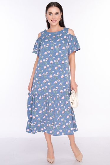 Платье "Марианна" (синее) П3376