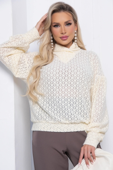 Джемпер "Вельда" Б7196 (молочный)