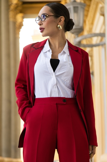 Брюки Брайн (бордо) Б14107-33М