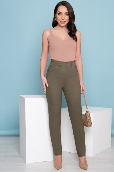 Брюки "Моделос" (хаки) Б3353