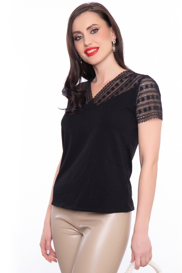 Блуза "Мечта кокетки" (блэк) НЬЮ Б3143