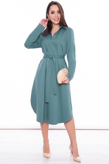 Платье "Зарина" (малахит) П3200