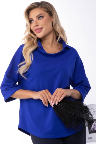 Блуза "Аста" Б7332 (электрик)