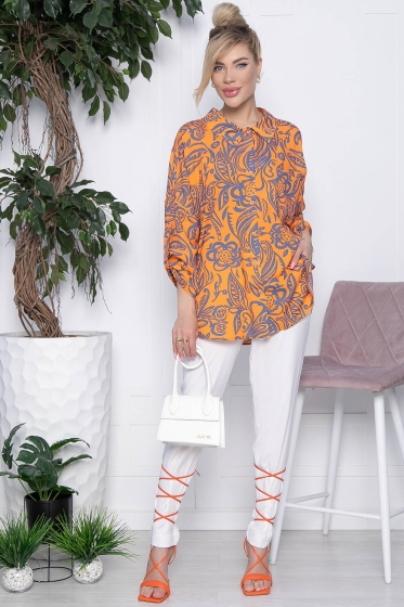 Рубашка Лето (оранж) Б10587