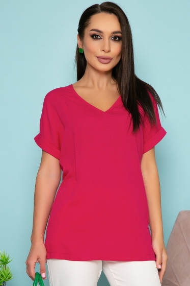 Блуза "Яркий сезон" (фуксия) Б3819