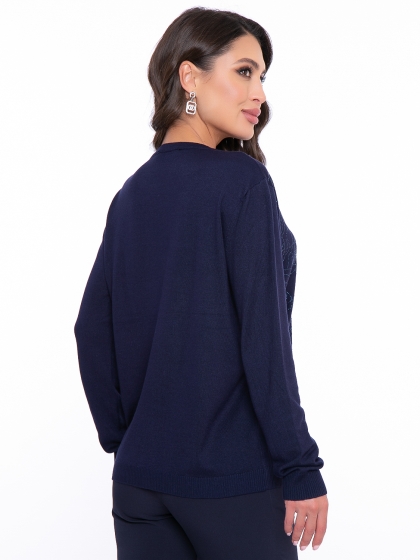 Джемпер "Феерия" (синий блеск) Б2709