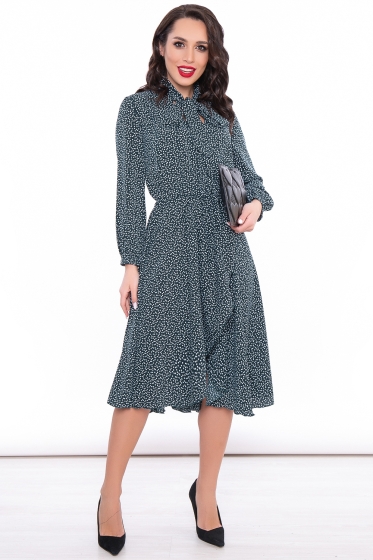 Платье "Мисс Настроение" (грин) П3221