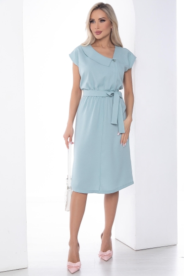 Платье Элегантное решение мята П10191