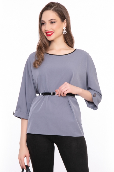 Блуза "Тринити" (грей) ХИТ Б3003