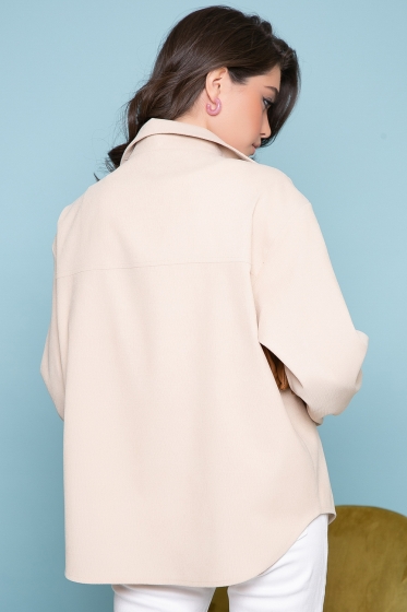 Рубашка "Будь в тренде" (слоновая кость) Б3315