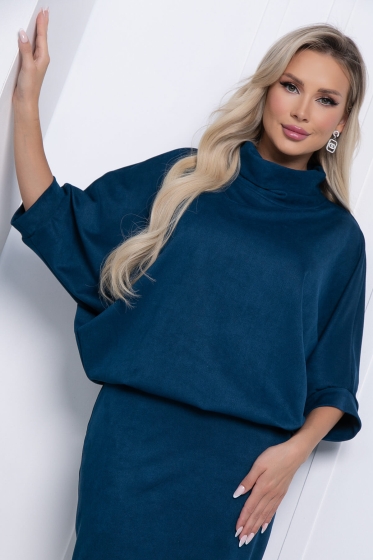 Платье "Антония" П7208 (синий)