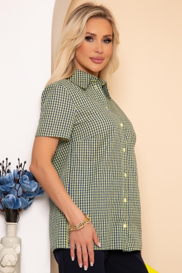 Рубашка "Классика" (желтая клетка) Б3859