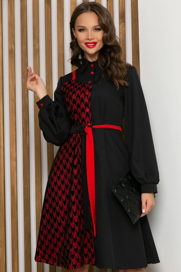 Платье "Королева красоты" (блэк) П4513