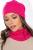 Комплект шапка и снуд (фуксия) ШС16