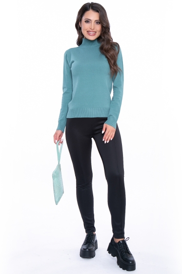 Водолазка "Осенняя история" (зеленое море) Б2778