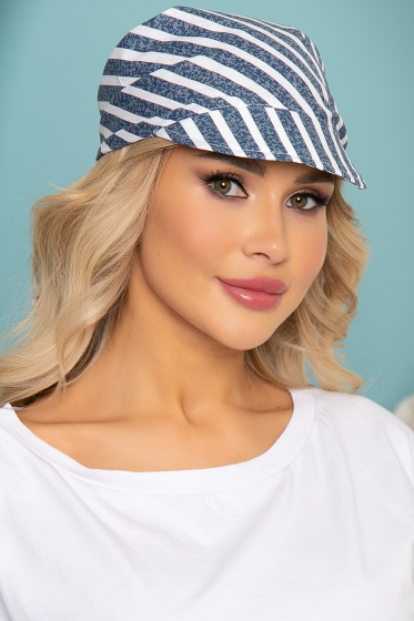 Косынка с козырьком (морская синяя) КК4