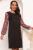 Платье "В ночи" (бордо) П4111