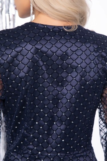 Платье "Северное сияние" (блю) П7939