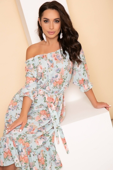 Платье "Дикий ангел" (нежная мята) П3954