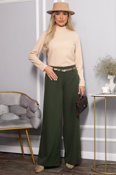 Брюки палаццо Настроение города (хаки) Б14509-8М
