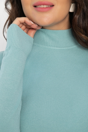 Водолазка Осенняя история (светло-зеленая) Б14548-20М