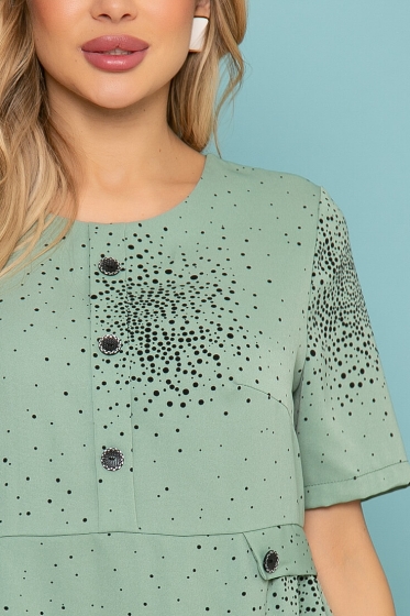 Платье "Мелани" (олива) П3401