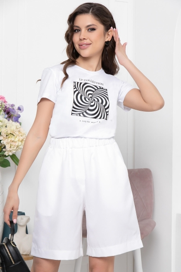 Футболка "LT Collection" (вайт) Б5924