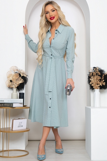 Платье "Идеалистка" (олива) П4026