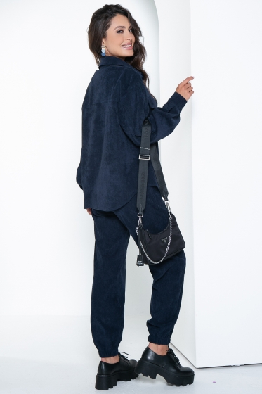 Рубашка "На пульсе моды" (сапфир) Б2670